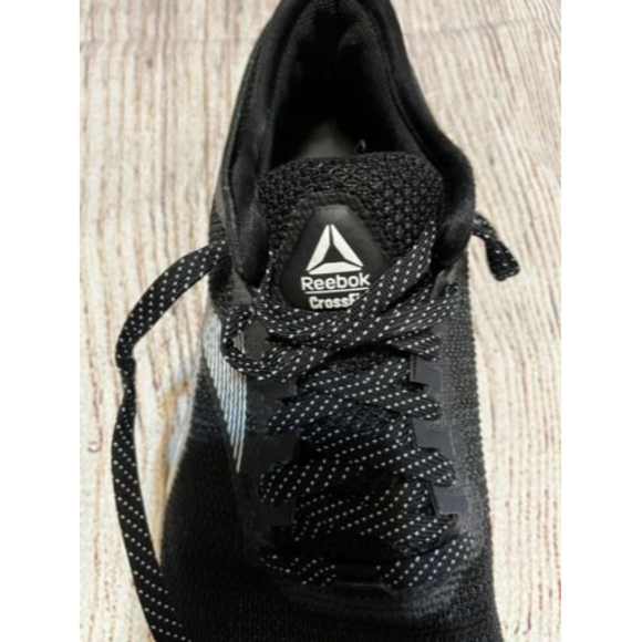 Reebok Womens Crossfit Nano FU6830 Black White Crosstrain Shoes Lace Up Size 9 - Picture 9 of 9